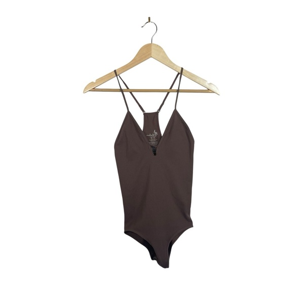 Free People Move Along Sleeveless Bodysuit in Brown Size XS/S - Picture 3 of 8